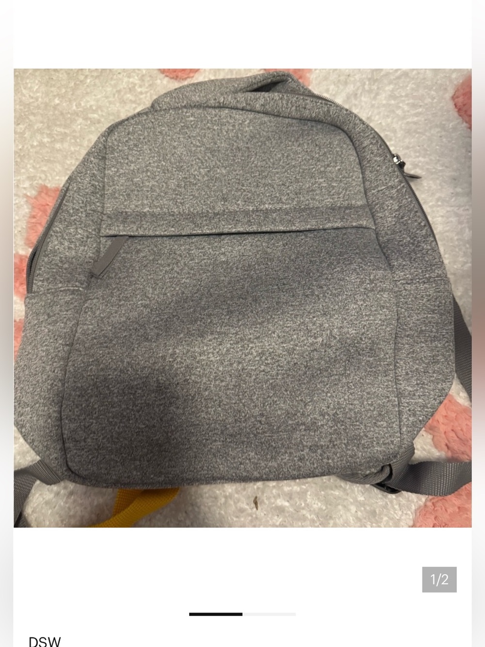 DSW Charcoal Gray Lightweight Backpack